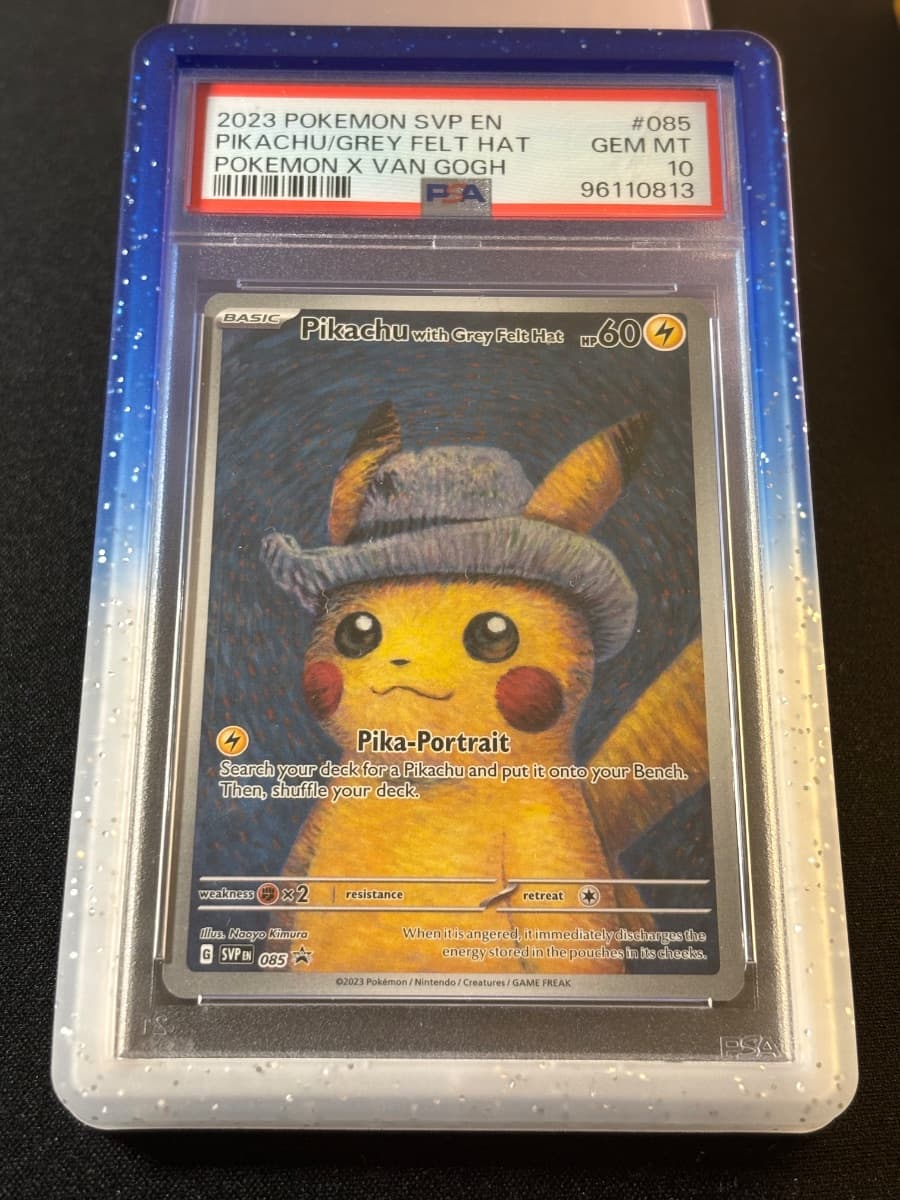 Pikachu with Grey Felt Hat